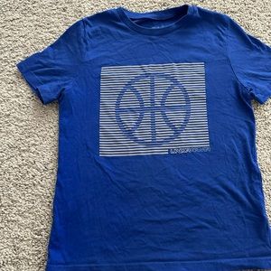 Under Armour Boys Basketball Shirt YSM- Blue